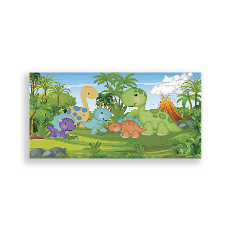 Capa Painel Retangular Sublimado - Dinossauro