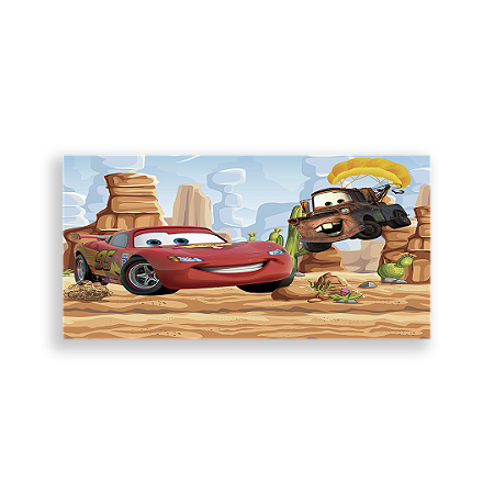 Capa Painel Retangular Sublimado - Carros