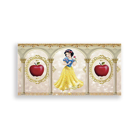 Capa Painel Retangular Sublimado - Branca De Neve