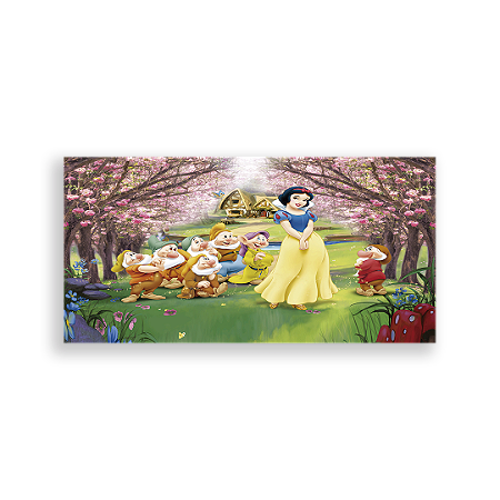 Capa Painel Retangular Sublimado - Branca De Neve