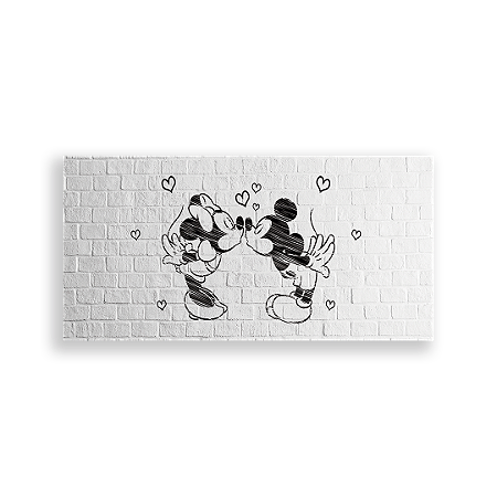Capa Painel Retangular Sublimado - Mickey E Minnie