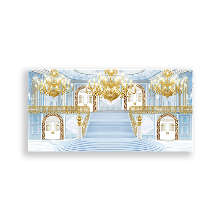 Capa Painel Retangular Sublimado - Fundo Parede Castelo