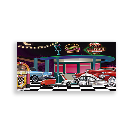 Capa Painel Retangular Sublimado - Anos 60