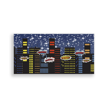 Capa Painel Retangular Sublimado - Cidades Prédios