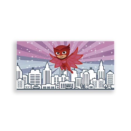 Capa Painel Retangular Sublimado - Pj Mask