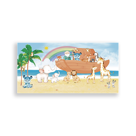 Capa Painel Retangular Sublimado - Arca De Noé