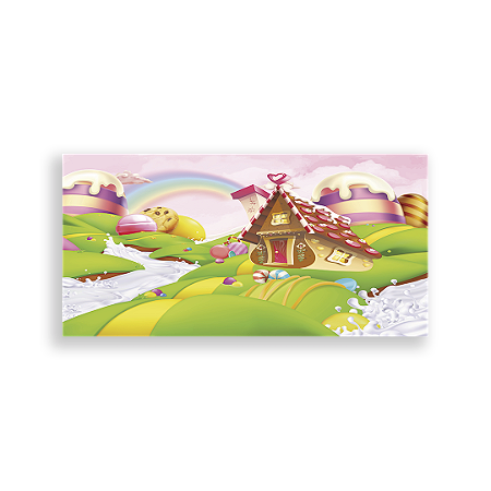 Painel Retangular - Doces Casa - Sublimado 3D