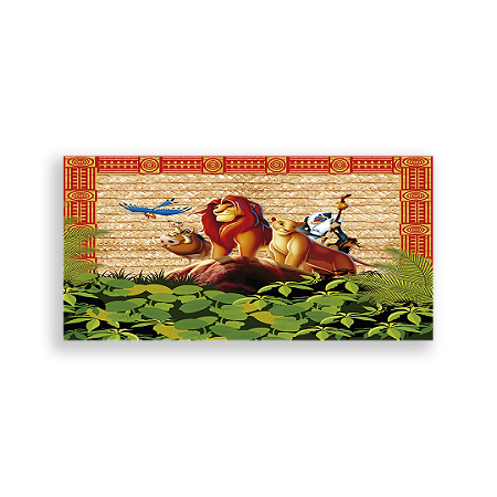 Capa Painel Retangular Sublimado - Rei Leão