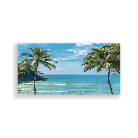 Capa Painel Retangular Sublimado - Fundo Praia