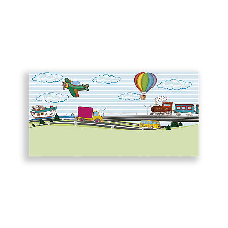 Capa Painel Retangular Sublimado - Mundo Viagens