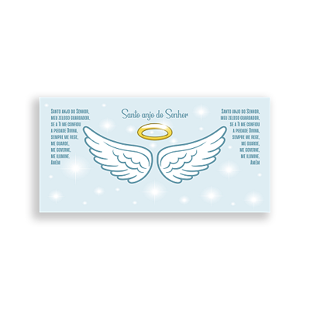 Capa Painel Retangular Sublimado - Santo Anjo