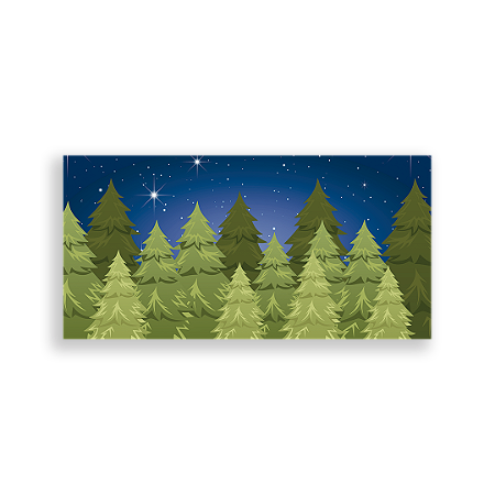 Painel Retangular - Floresta Bosque - Sublimado 3D
