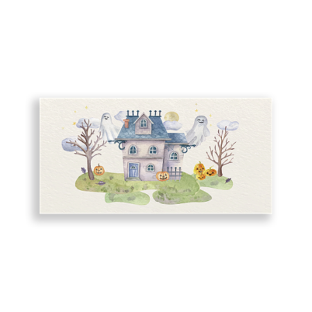 Capa Painel Retangular Sublimado - Dia Das Bruxas Halloween