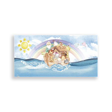 Capa Painel Retangular Sublimado - Arca De Noé