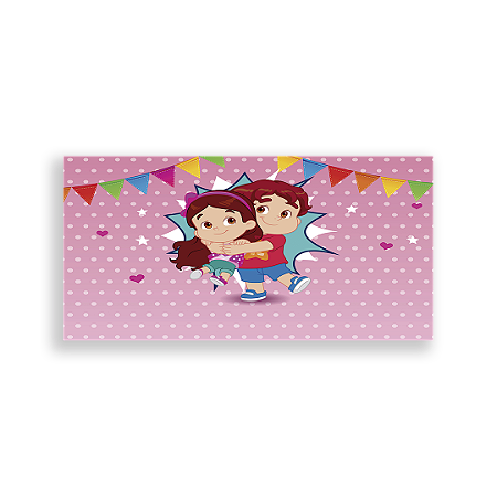 Capa Painel Retangular Sublimado - Maria Clara E Jp