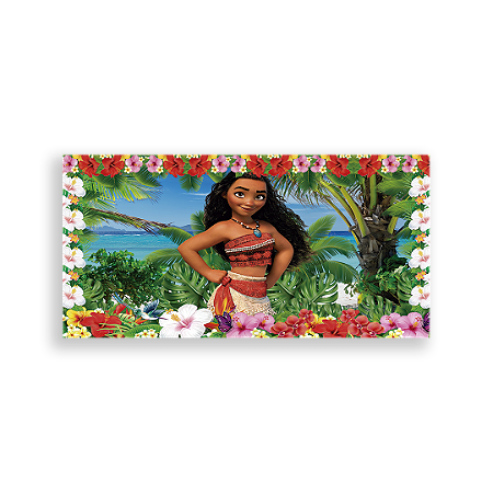 Capa Painel Retangular Sublimado - Moana