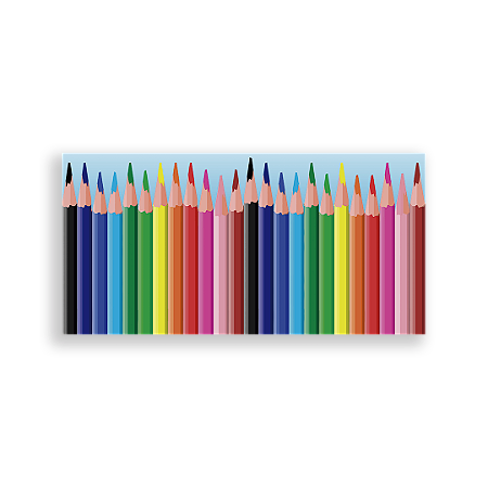 Capa Painel Retangular Sublimado - Abc Lápis