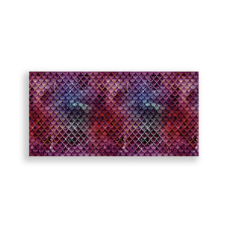 Capa Painel Retangular Sublimado - Escama Sereia