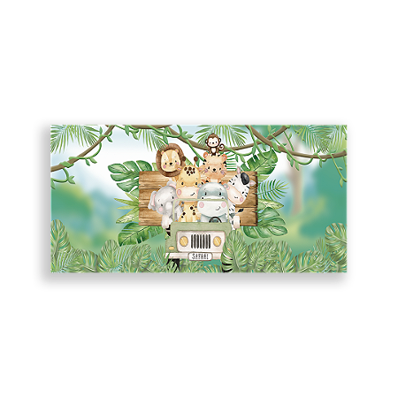 Capa Painel Retangular Sublimado - Safari