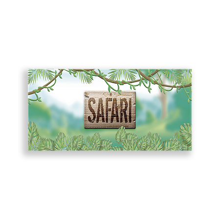 Capa Painel Retangular Sublimado - Safari