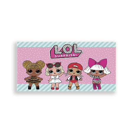 Capa Painel Retangular Sublimado - Lol Surprise
