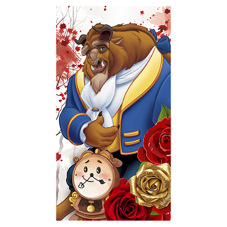 Capa Faixa Lateral Sublimado - Princesa Bela