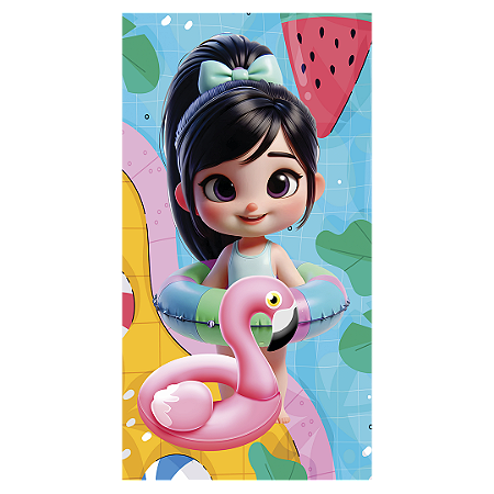 Capa Faixa Lateral Sublimado - Pool Party