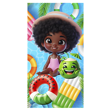 Capa Faixa Lateral Sublimado - Pool Party