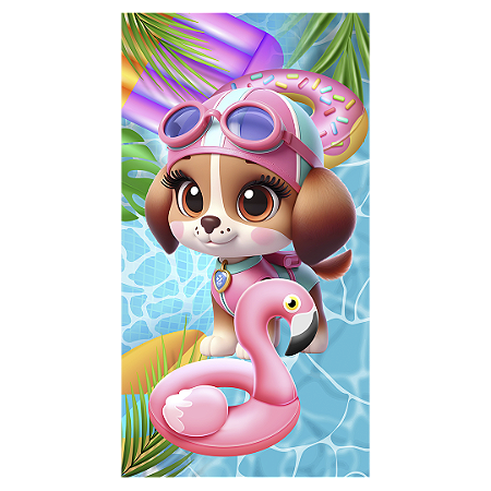 Capa Faixa Lateral Sublimado - Patrulha Canina