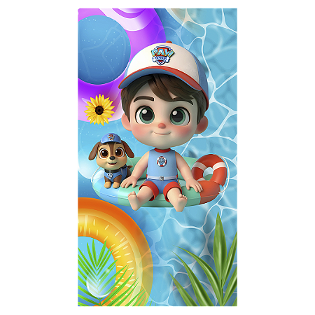 Capa Faixa Lateral Sublimado - Patrulha Canina