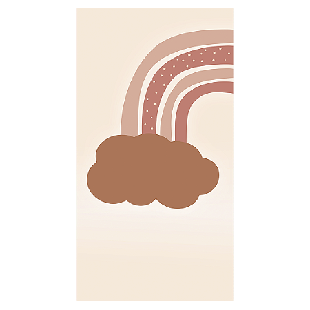 Capa Faixa Lateral Sublimado - Arco Iris Boho