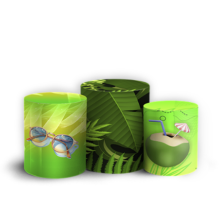 Capas Trio Cilindro Sublimado Vest Facil - Tardezinha