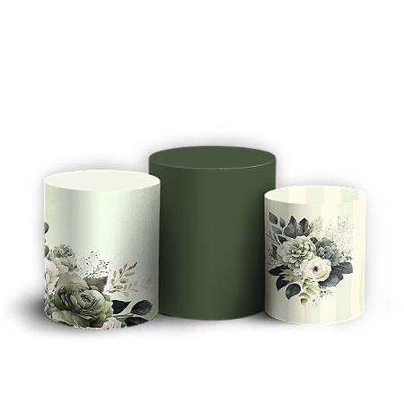 Capas Trio Cilindro Sublimado Vest Facil - Dia Das Mulheres