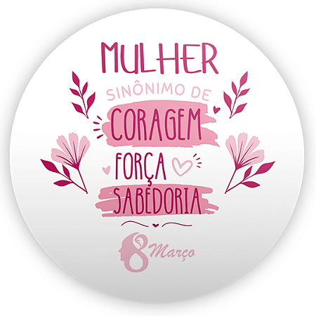 Capa Mini Painel Sublimado - Dia da Mulher