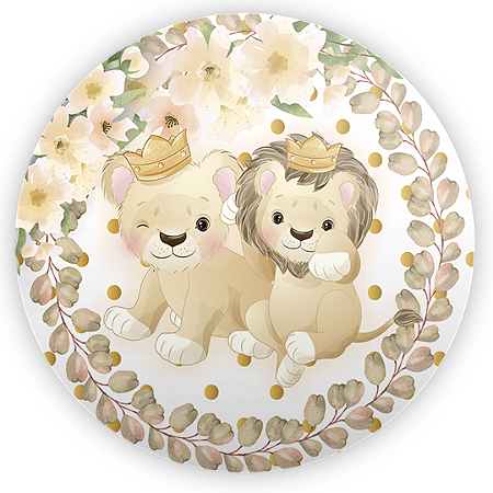 Capa Mini Painel Sublimado - Chá Revelação