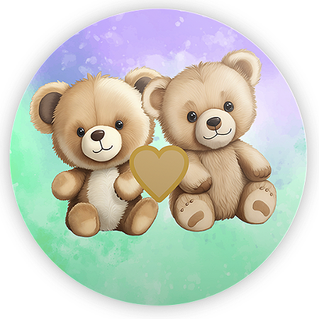 Capa Mini Painel Sublimado - Chá Revelação