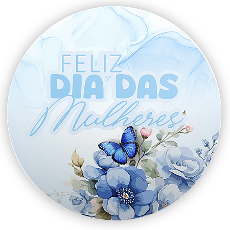 Capa Painel Redondo Sublimado - Dia Das Mulheres