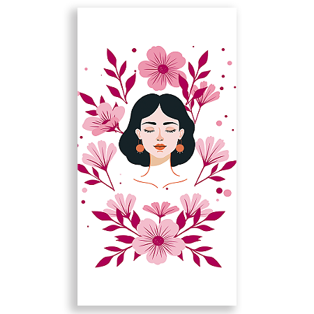 Capa Faixa Lateral Sublimado - Dia da Mulher