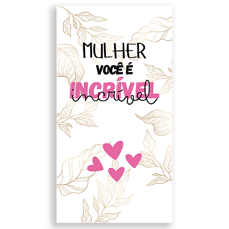 Capa Faixa Lateral Sublimado - Dia da Mulher