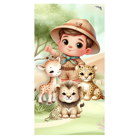 Capa Faixa Lateral Sublimado - Safari