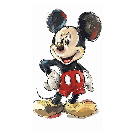 Capa Faixa Lateral Sublimado - Mickey