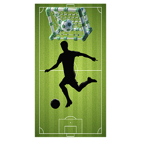 Capa Faixa Lateral Sublimado - Futebol