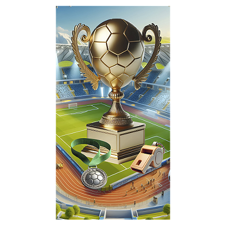 Capa Faixa Lateral Sublimado - Futebol