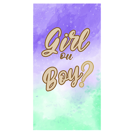 Capa Faixa Lateral Sublimado - Chá Revelação