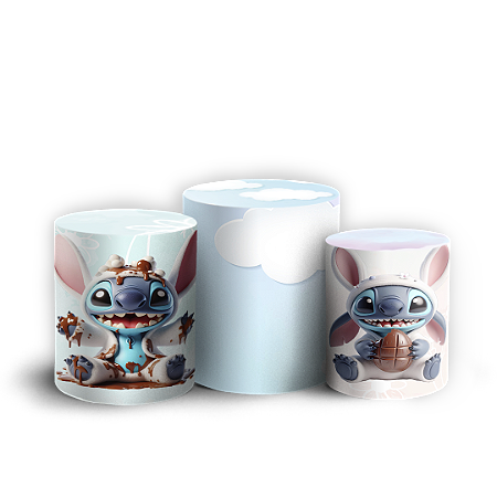 Capas Trio Cilindro Sublimado Vest Facil - Páscoa