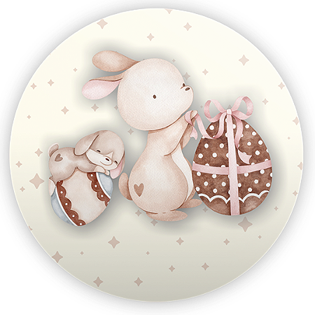 Capa Mini Painel Sublimado - Páscoa