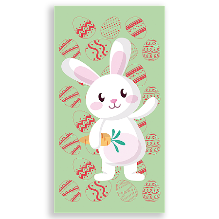 Capa Faixa Lateral Sublimado - Páscoa