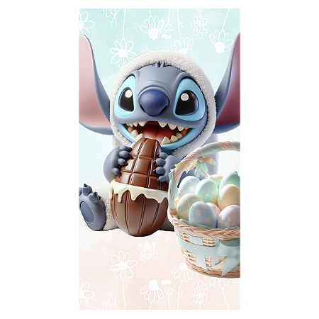 Capa Faixa Lateral Sublimado - Páscoa