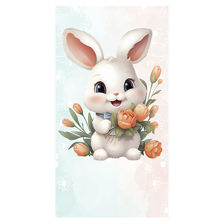 Capa Faixa Lateral Sublimado - Páscoa