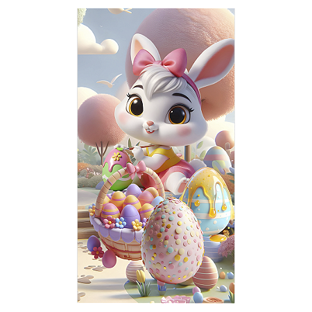 Capa Faixa Lateral Sublimado - Páscoa